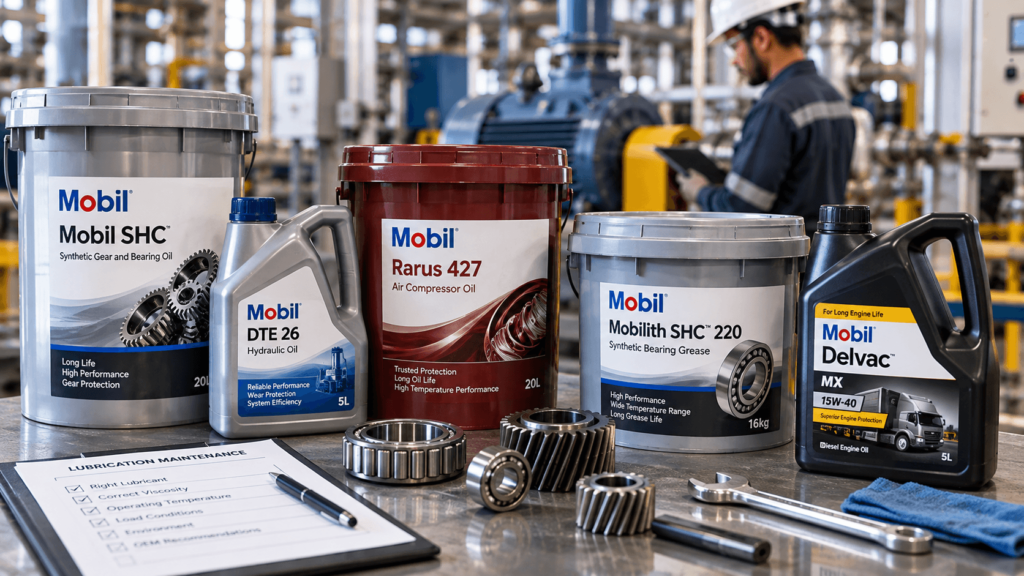 Industrial Lubricant Selection Guide How to Choose the Right Mobil Lubricant for Different Factory Applications